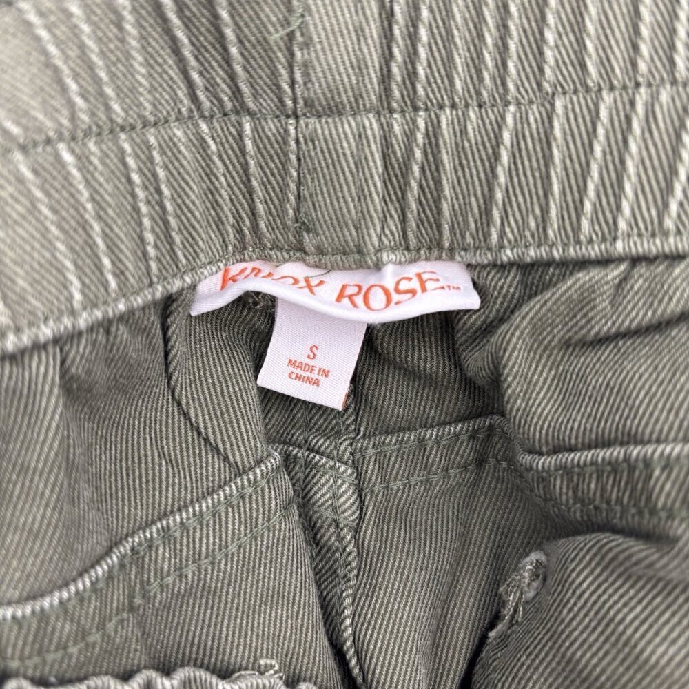 Women's Small Mid-Rise Tapered Fit Pants - Knox Rose Olive Green - Picture 8 of 11